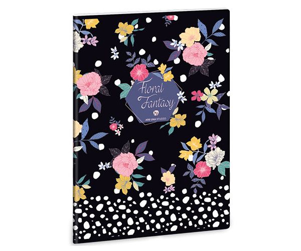 Floral Prism bilježnica na kockice A/4