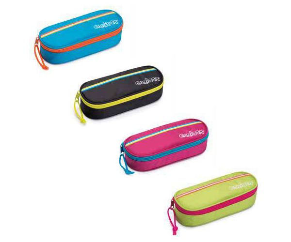 Fluo Pouch neispunjena ovalna pernica za olovke u četiri verzije - Carioca