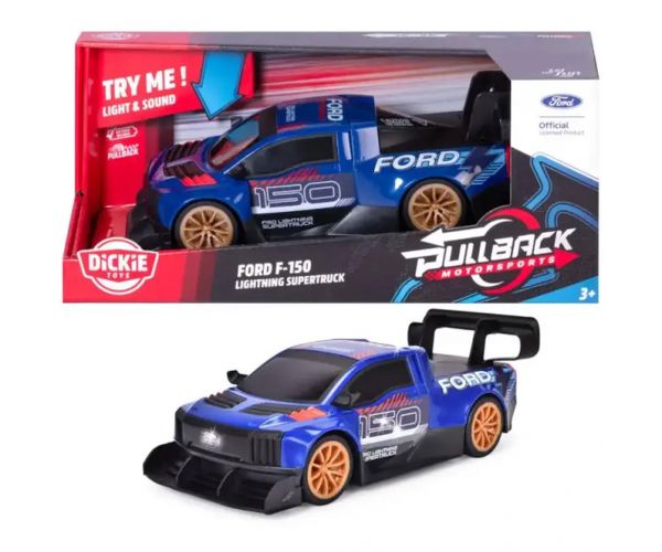 Ford F-150 Lightning Supertruck kisautó fénnyel és hanggal - Dickie Toys