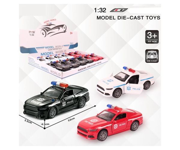 Ford Mustang policijski model automobila koji se uvlači u nekoliko verzija 1/32