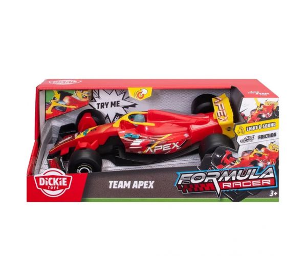 Formula Racer Team APEX versenyautó fénnyel és hanggal - Dickie Toys