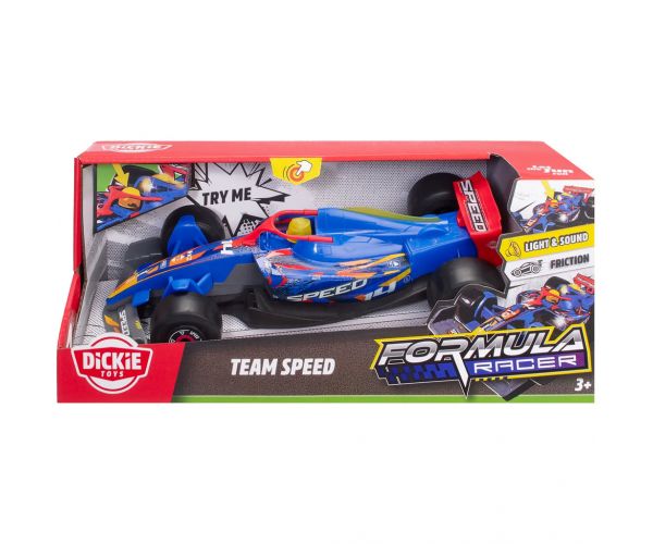 Formula Racer Team SPEED versenyautó fénnyel és hanggal - Dickie Toys