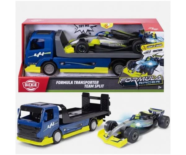Formula Transporter - Team Split s malim autom - Simba Toys