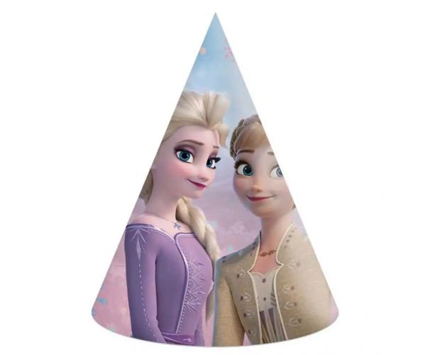 Frozen 2 papirnati party šeširi, set od 6 komada