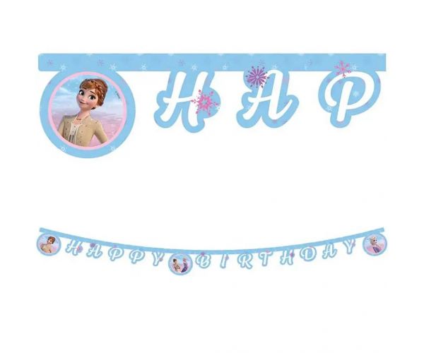 Frozen 2 rođendanski Sretan rođendan banner 200cm