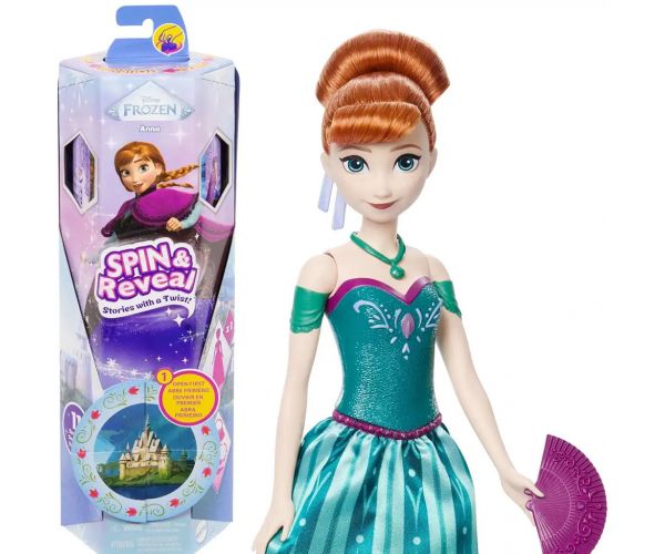 Jégvarázs: Varázslatos meglepetés Anna baba legyezővel - Mattel