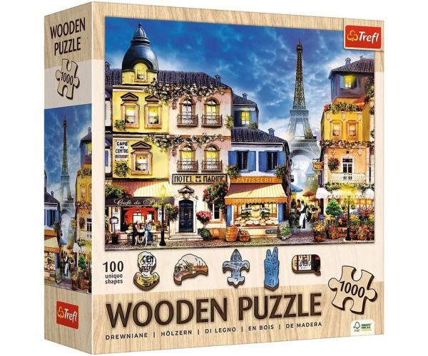 Francia utca - 1000 db-os fa puzzle - Trefl