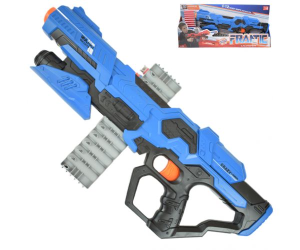Frantic Launcher: Spužvasto oružje za gađanje s daljinom gađanja 10 metara i patronama 49 cm