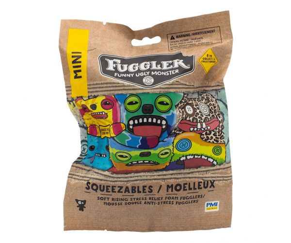 Fuggler Squeezables nyújtható meglepetés figura 10cm többféle - 1db