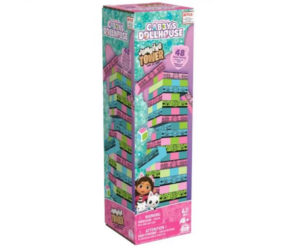 Gabi Babaháza: Színes toronyépítő jenga társasjáték - Spin Master