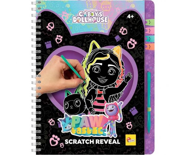 Gabi babaháza Pawtastic képkarc kreatív szett 44old - Lisciani