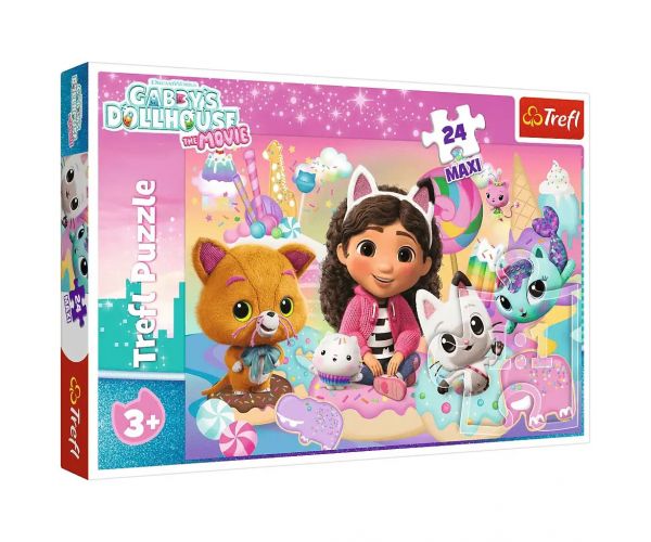 Gabi babaháza és barátai 24db-os maxi puzzle - Trefl