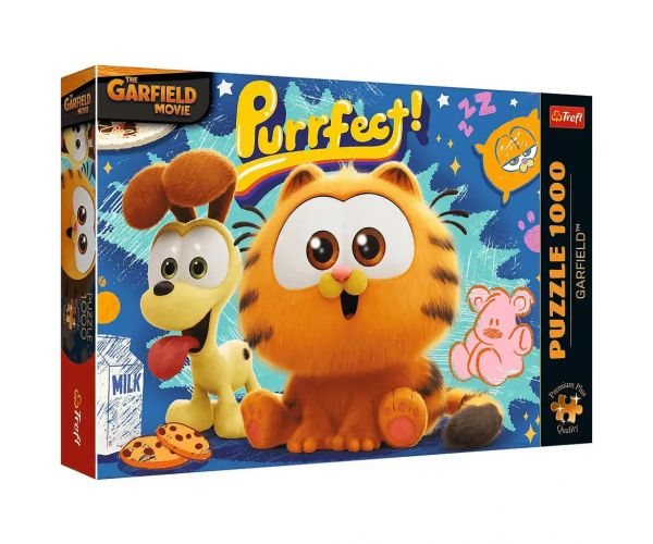 Garfield és Odie kalandjai 1000db-os Prémium plus quality puzzle - Trefl