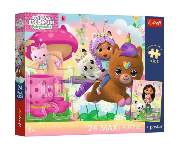 Gabi babaháza Gabi a megmentő 24 db-os Maxi puzzle - Trefl