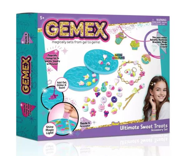 Gemex: Gélből drágakő édesség ékszerkészítő szett