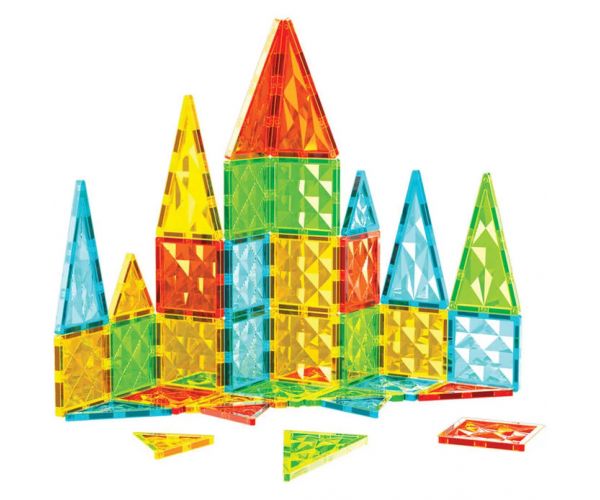 Geomag Magnetic Tiles Gems magnetska građevinska igračka, 44 kom.