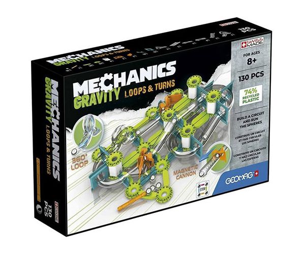 Geomag Mechanics Gravity loops magnetska konstrukcijska igra 130kom