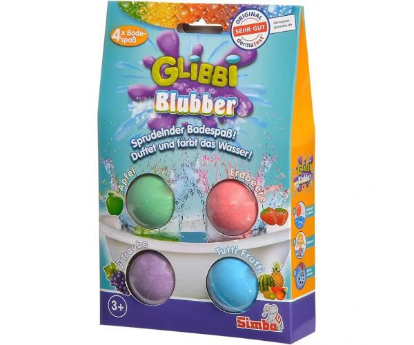 Glibbi Bluber 4db-os fürdőbomba - Simba Toys