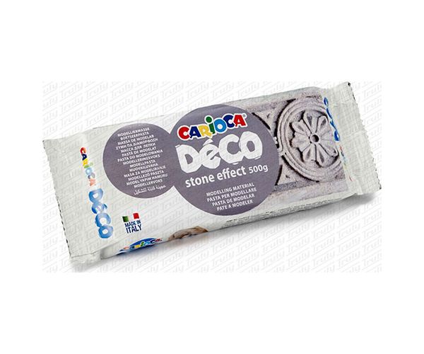 Glina za modeliranje u kameno sivoj boji 500g - Carioca