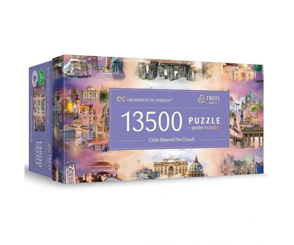 Városok a felhők között 13500db-os UFT puzzle - Trefl