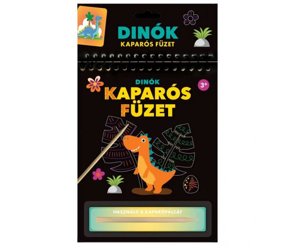 Kaparós foglalkoztató füzet - Dinók
