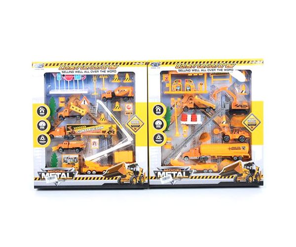Građevinski set sa strojevima i dodacima - dvije vrste