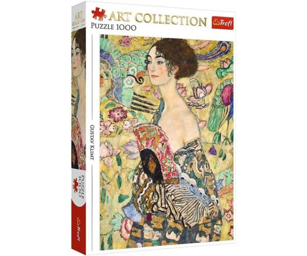 Gustav Klimt: A hölgy legyezővel 1000db-os puzzle - Trefl