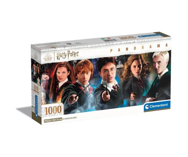 Harry Potter - A Roxfort örökösei 1000db-os panoráma puzzle poszterrel - Clementoni