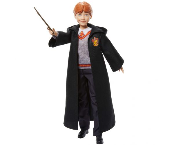 Harry Potter: Ron Weasley lutka u ogrtaču s čarobnim štapićem - Mattel