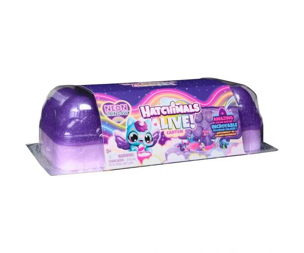 Hatchimals Alive!: Neon Rainbow Tojástartó - Spin Master