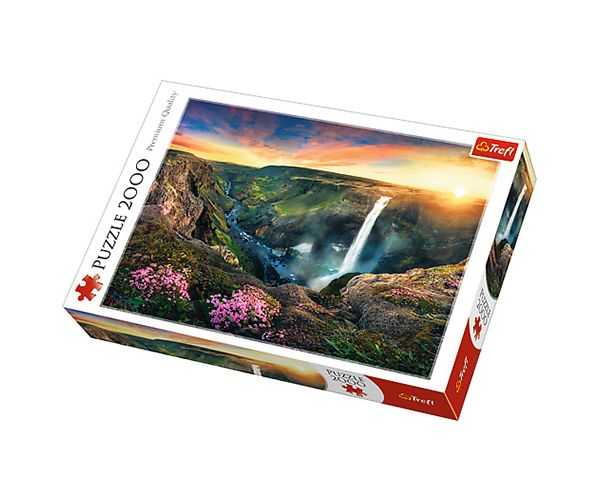 Haifoss slapovi, Island - puzzle 2000kom - Trefl