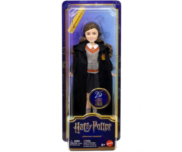 Harry Potter: Hermione Granger baba talárban varázspálcával - Mattel