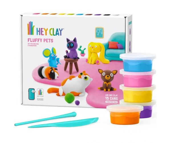 Hey Clay: Pihepuha kedvencek nagy gyurmaszett