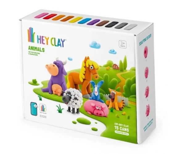 Hey Clay: Nagy gyurmaszett telefonos applikációval - Háziállatok