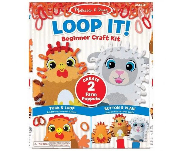 Hurkold! Farm állatai bábkészítő kreatív játékszett - Melissa & Doug