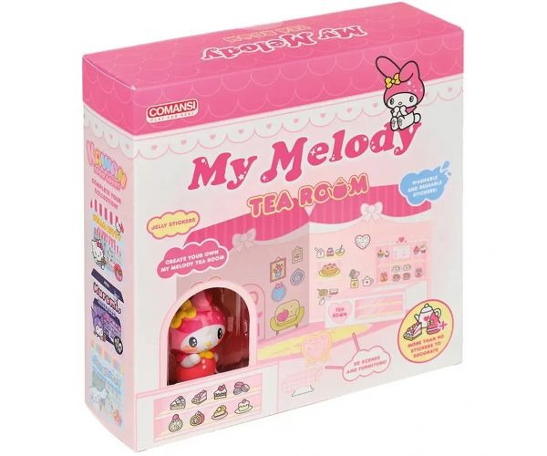 Hello Kitty: My Melody Tea Room figura matricázható házzal - Comansi