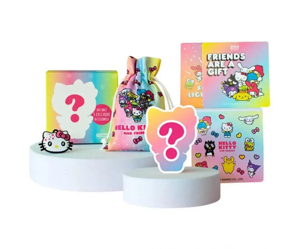 Hello Kitty iznenađenje kutija s figuricom i naljepnicama