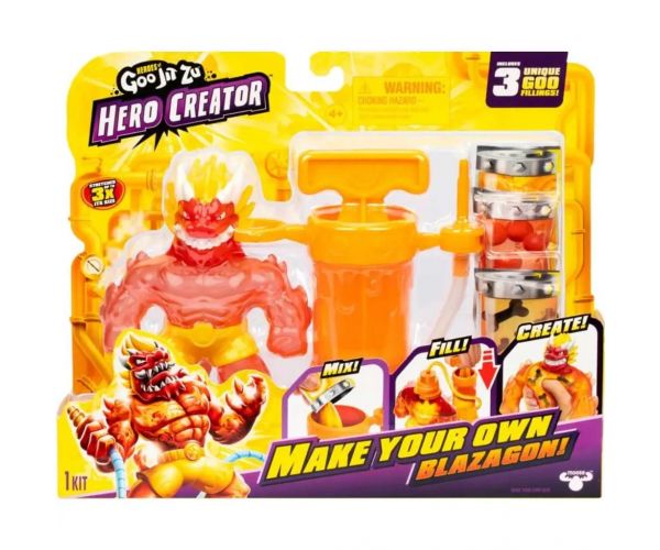 Heroes of Goo Jit Zu: Csináld magad nújtható figura - Blazagon