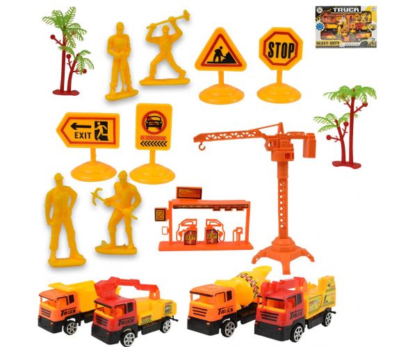 Heavy Duty: Komplet građevinskih igračaka s autićima i dodacima