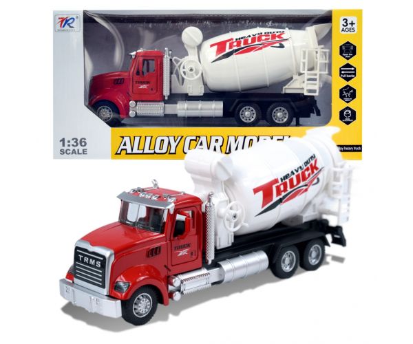 Heavy Duty Truck: Model kamiona s metalnom mješalicom za beton na povlačenje s vratima na otvaranje