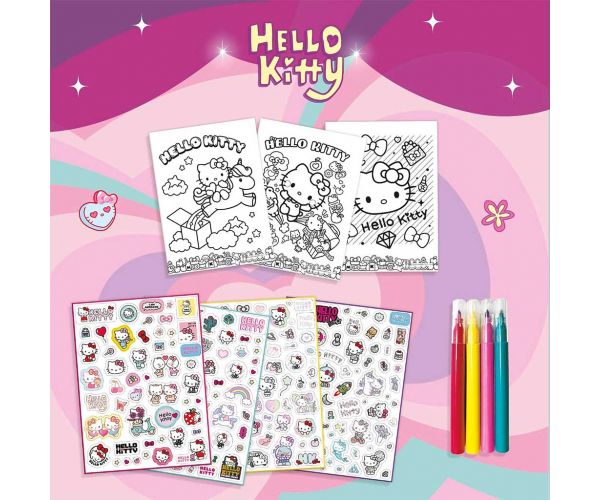 Hello Kitty bojanka s naljepnicama - Lisciani