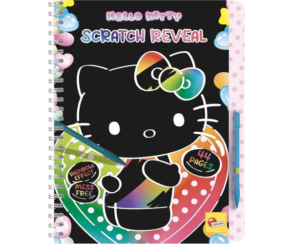 Hello Kitty Képkarc készítő füzet - Lisciani