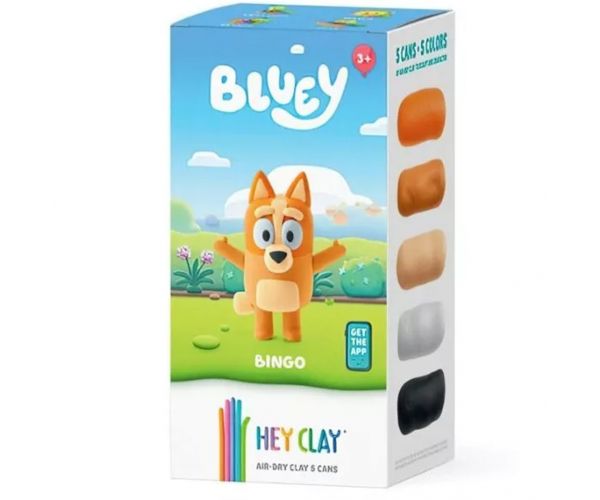 Hey Clay: Bluey figura gyurmaszett - Bingo
