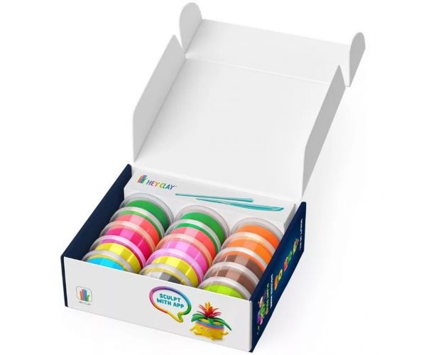 Hey Clay: Kreativni set plastelina za ljubitelje biljaka – set od 15 komada