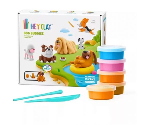 Hey Clay: Nagy gyurmaszett - Kutyák