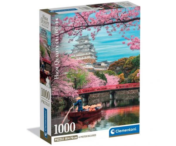 Himeji kastély tavasszal 1000db-os HQC puzzle - Clementoni
