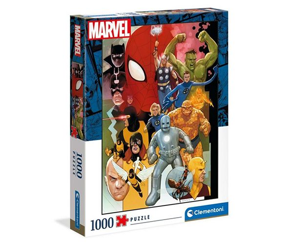 High Quality Collection: Marvelovi superjunaci 80-ih 1000 komada premium HQC puzzle 69x50cm - Clementoni