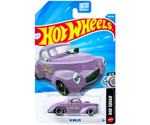 Hot Wheels: ’41 Willys kisautó 1/64 – Mattel