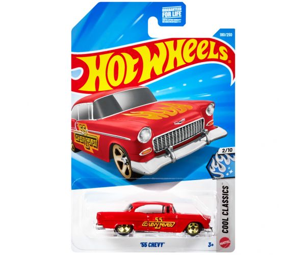 Hot Wheels: '55 Chevy kisautó 1/64 - Mattel
