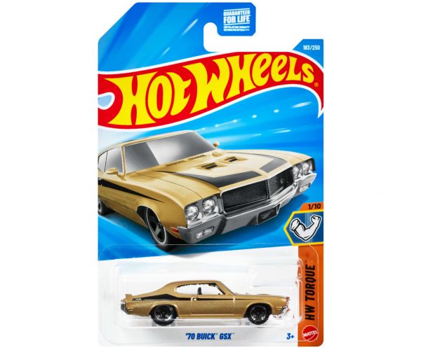 Hot Wheels: '70 Buick GSX kisautó 1/64 - Mattel